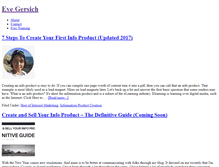 Tablet Screenshot of evegersich.com